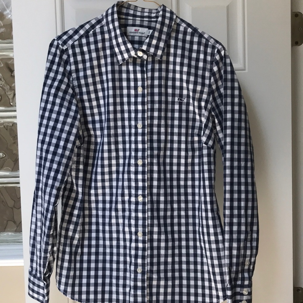 Ladies Vineyard Vines Blouse Size 8